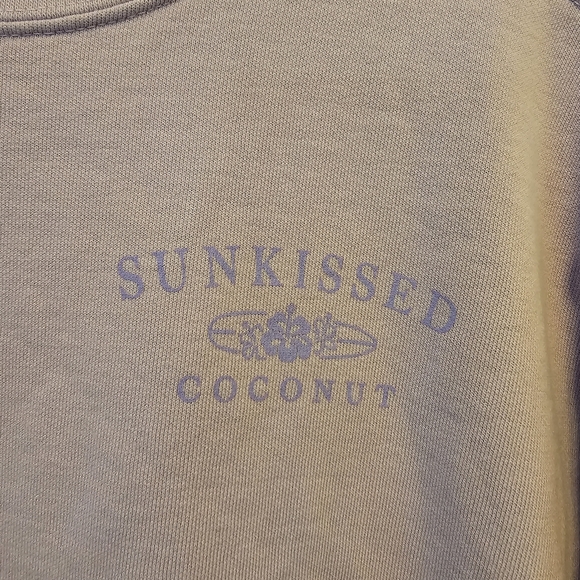 Sunkissed Coconut Light Purple Crewneck Sweater - Picture 2 of 8